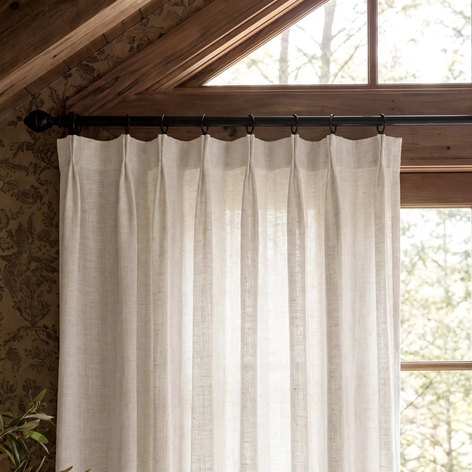 Custom Pinch Pleat Drapery