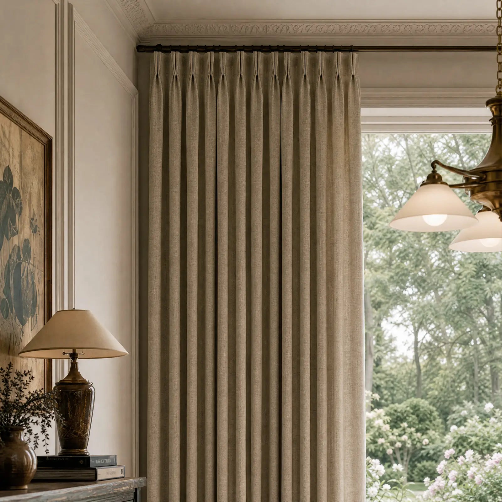 Custom French Pleat Drapery