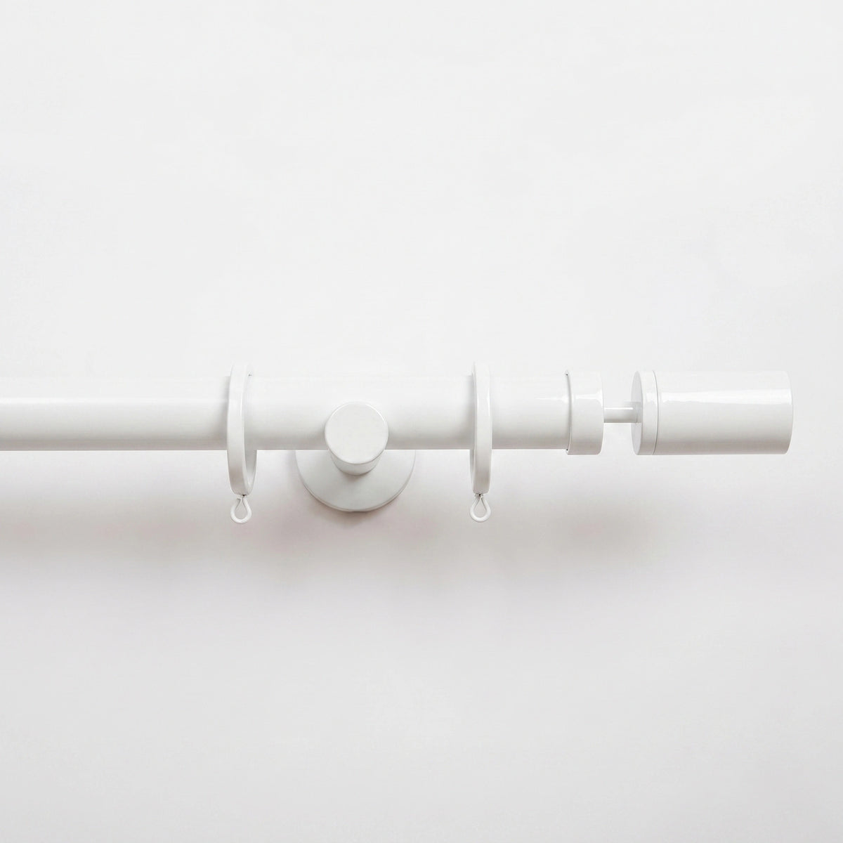 Tornas Steel Curtain Rod with Rings