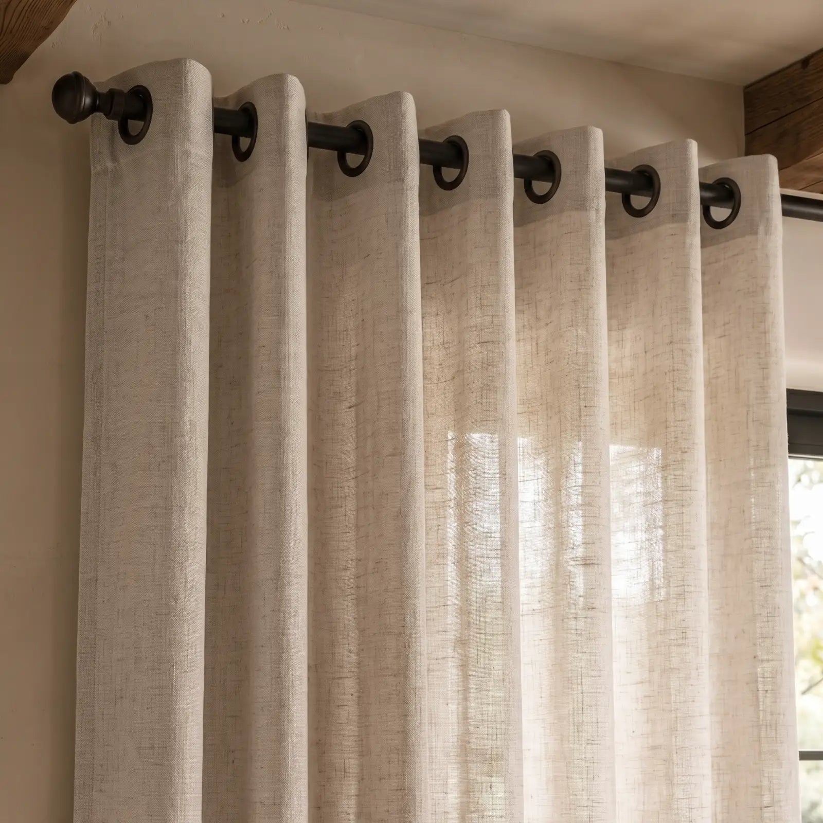 Custom Grommet Drapery