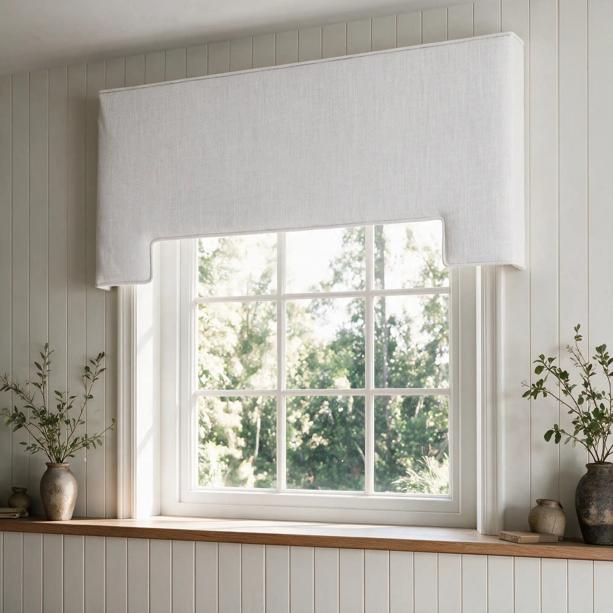 Custom Stepped Cornice Board