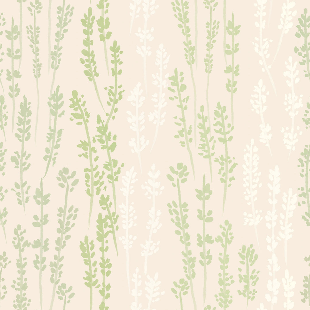 Champs de Lavande - Meadow Sprig fabric swatch by Brenda Pacheco