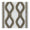 Trim cocoa cream decorative trim sample showing the woven border pattern and texture.