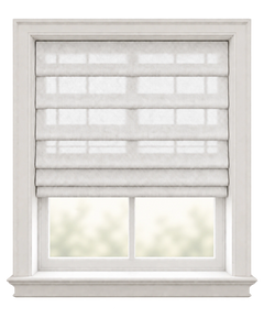 Deco fold shown in a clear store content image, in a close material view.
