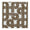 Trim orange decorative trim sample showing the woven border pattern and texture.