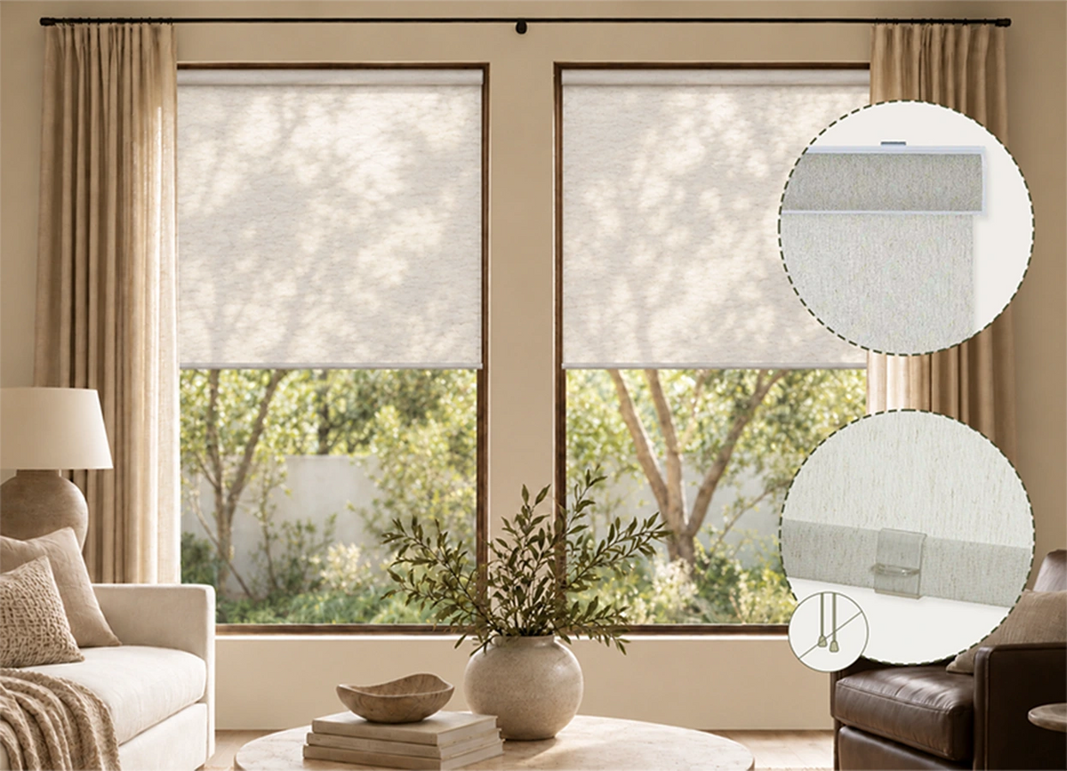 Roller cordless shown in a clear store content image.