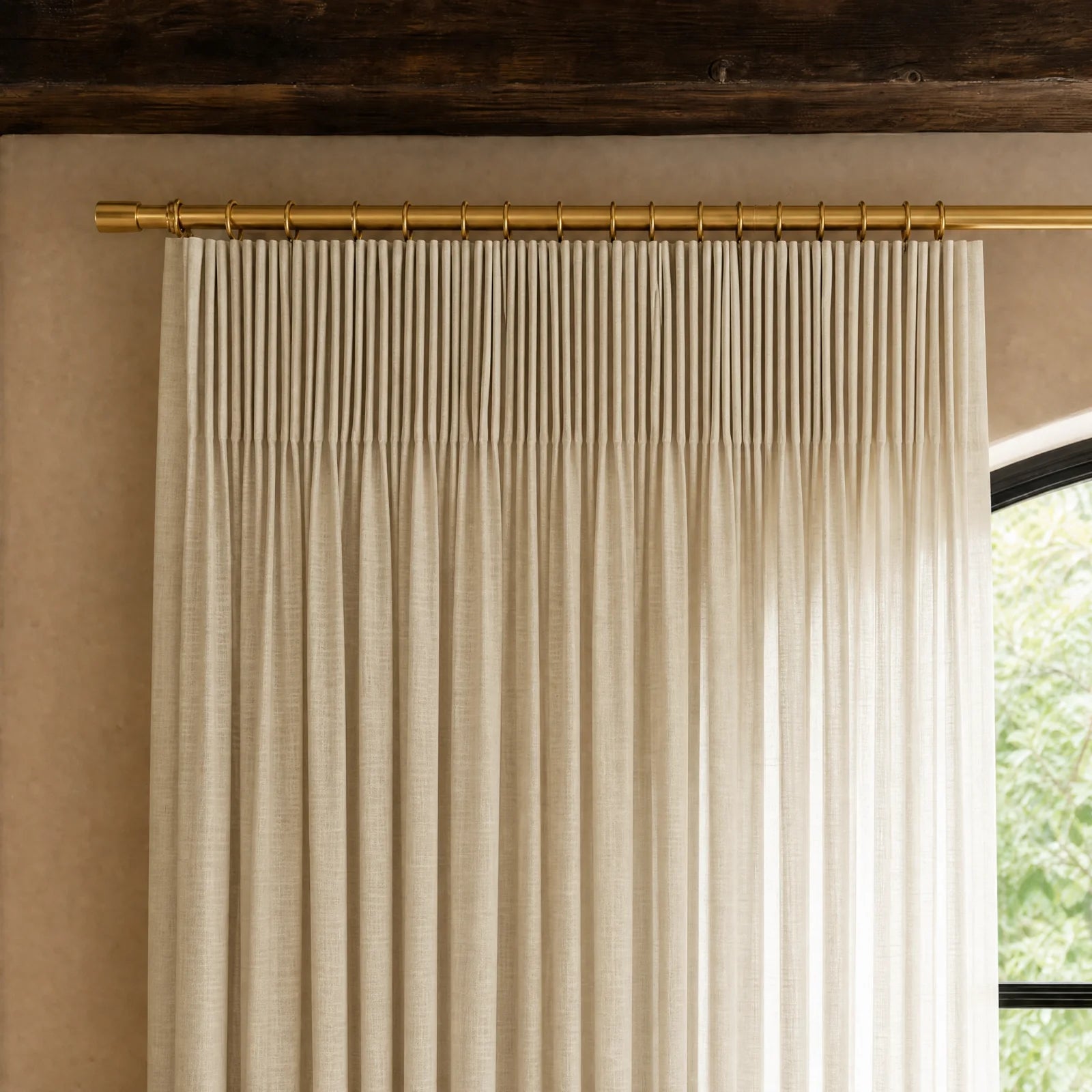 Custom Pencil Pleat Drapery