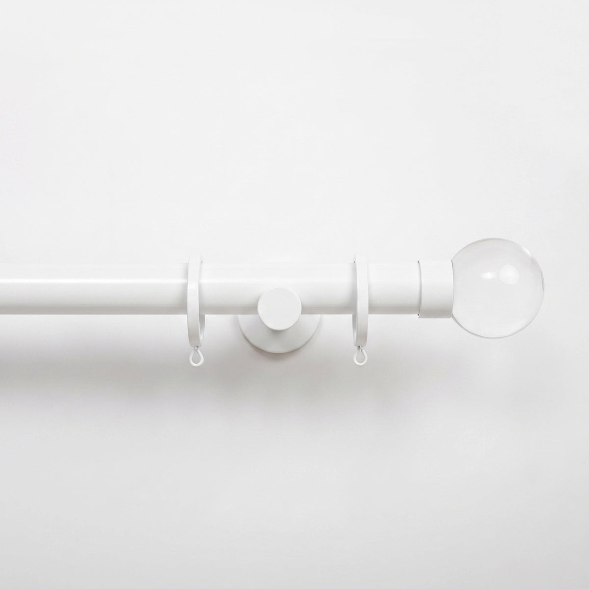 Tornas Steel Curtain Rod with Rings