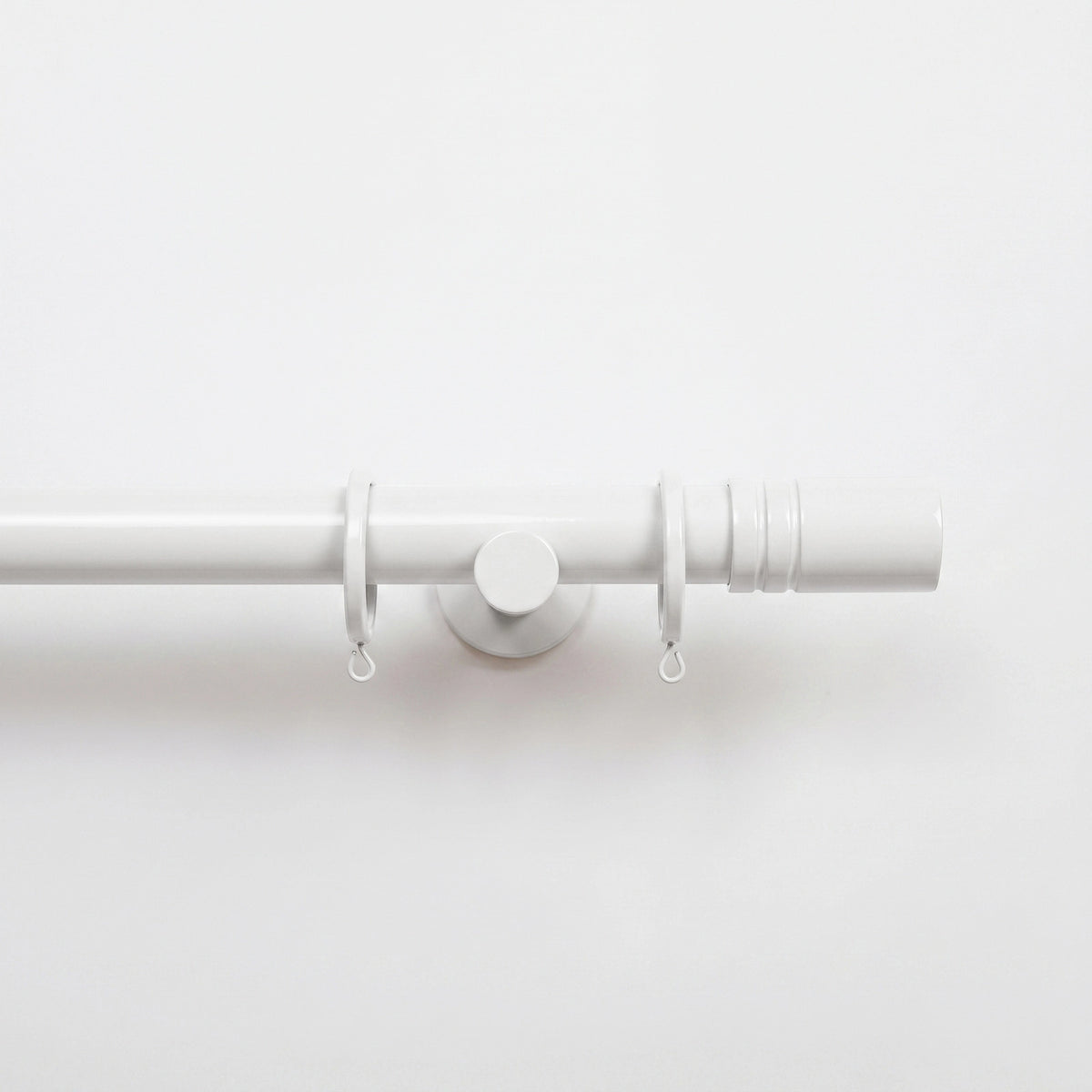 Tornas Steel Curtain Rod with Rings