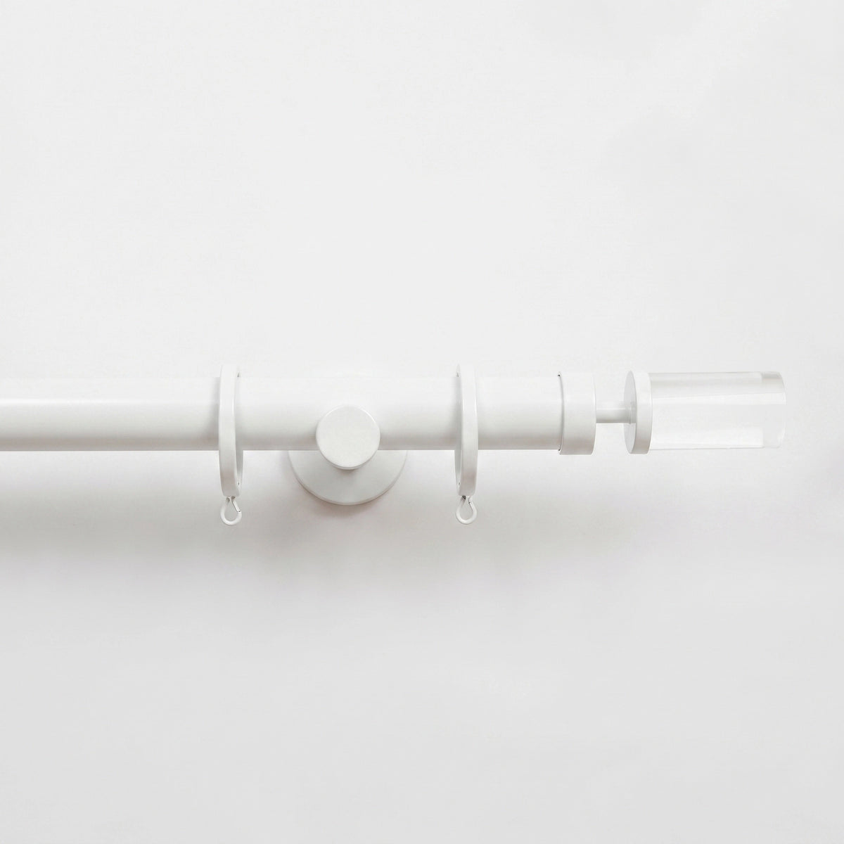 Tornas Steel Curtain Rod with Rings