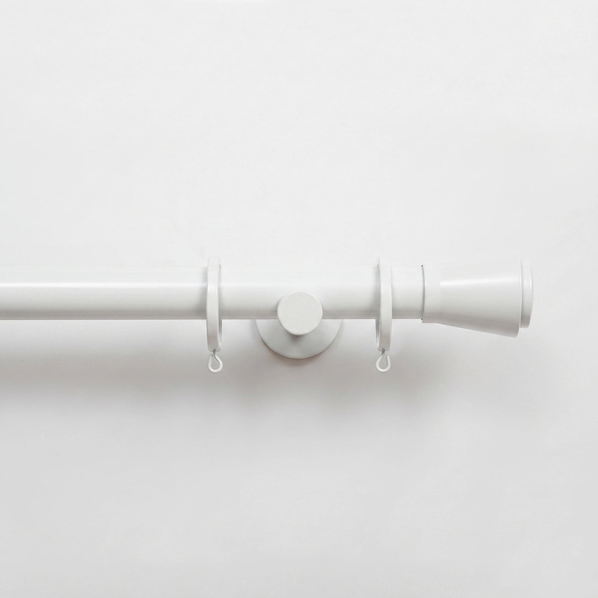 Tornas Steel Curtain Rod with Rings