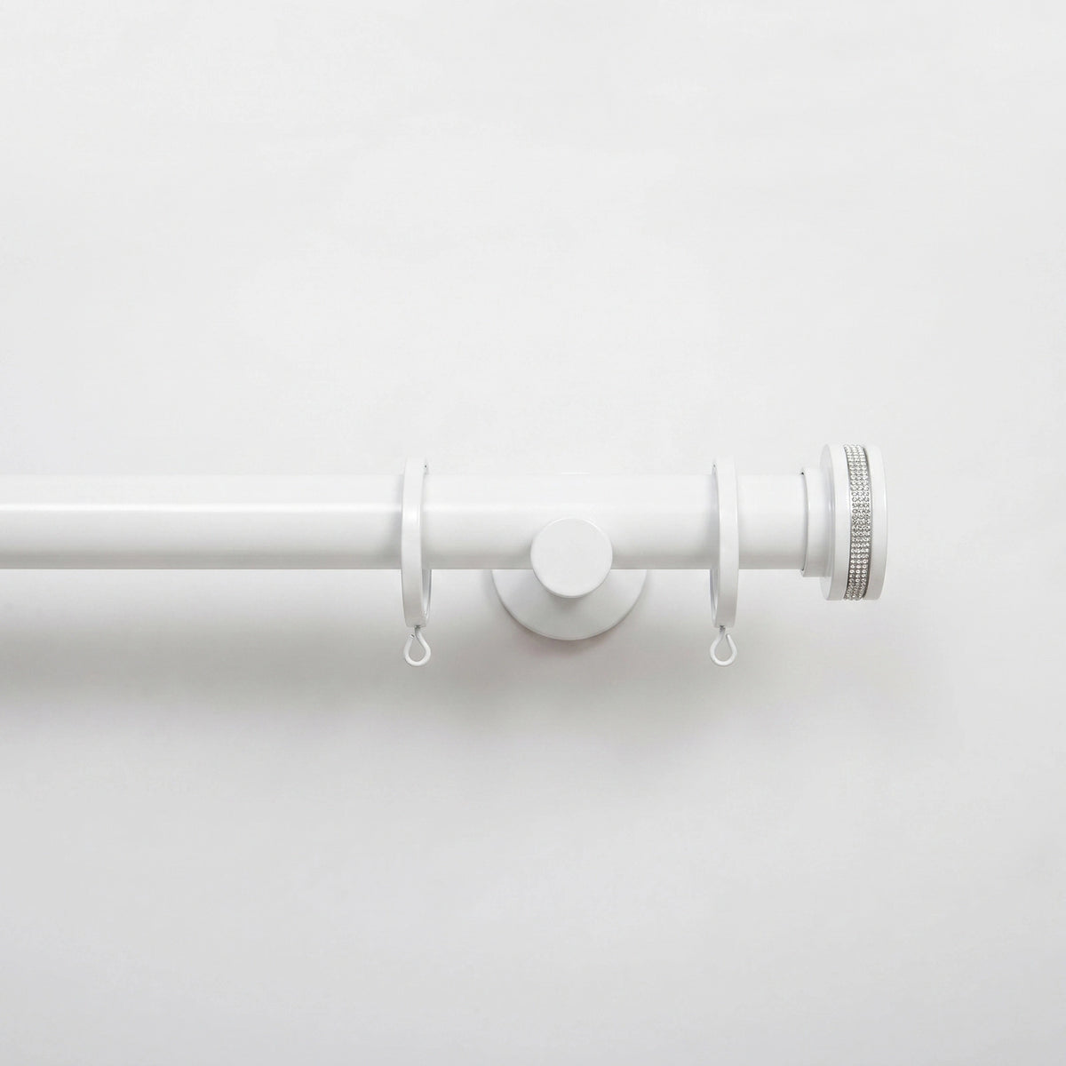 Tornas Steel Curtain Rod with Rings