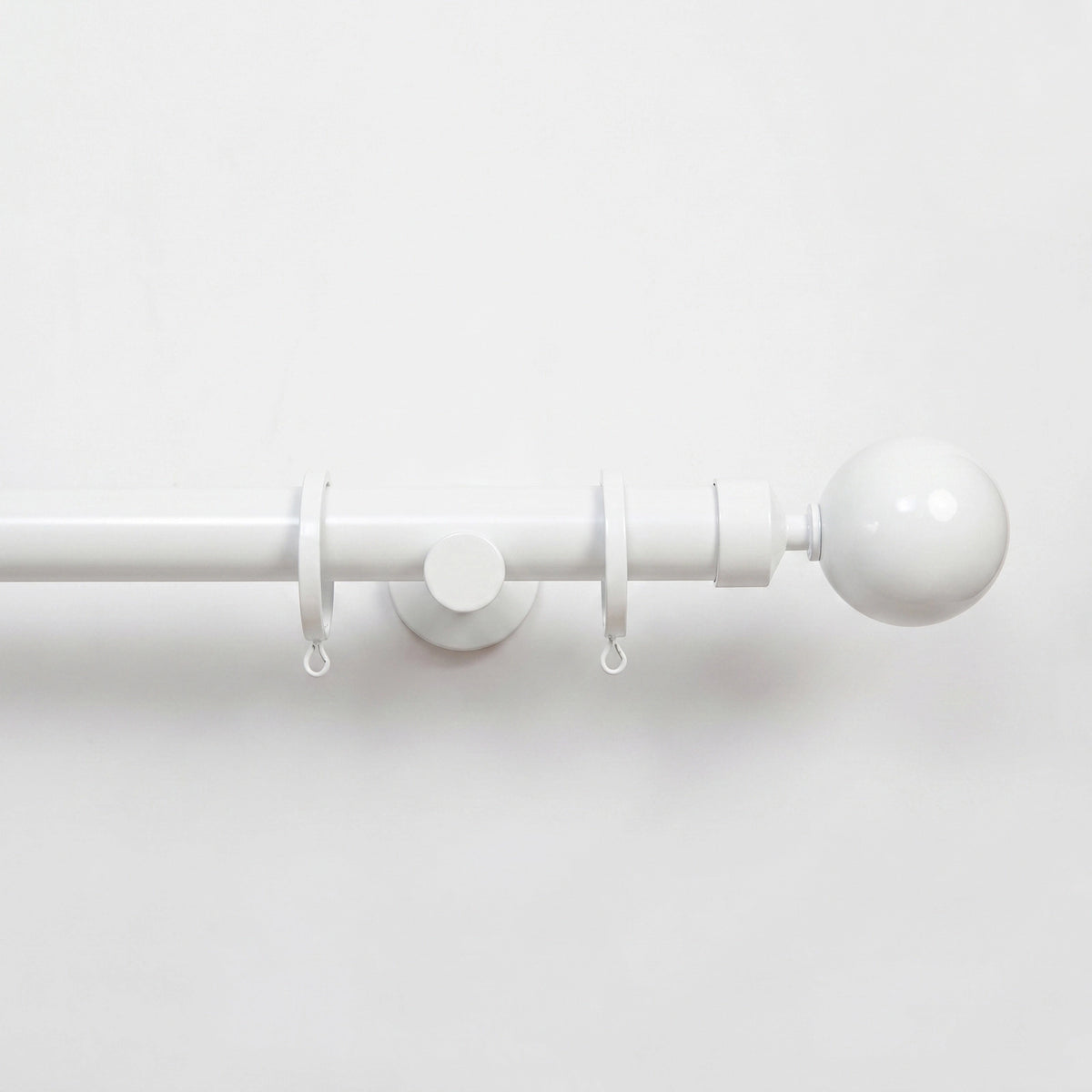 Tornas Steel Curtain Rod with Rings