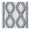 Trim silver mist decorative trim sample showing the woven border pattern and texture.
