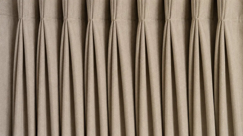 Close-up of crisp uniform pleats