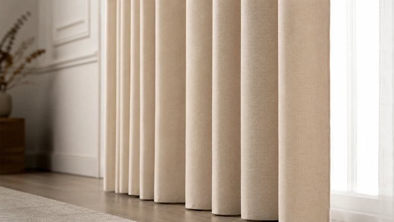 Crisp drape profile with consistent fall