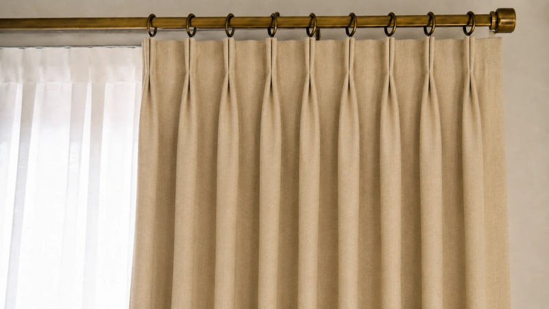 Evenly set pleats that need less reshaping